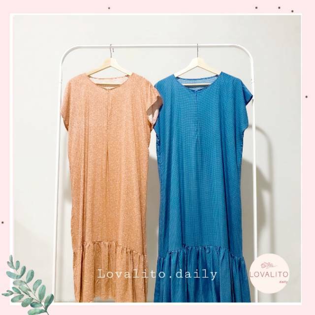 DASTER RUFFLE BUSUI PANJANG / DASTER HABEL / DASTER OOTD DOLCE