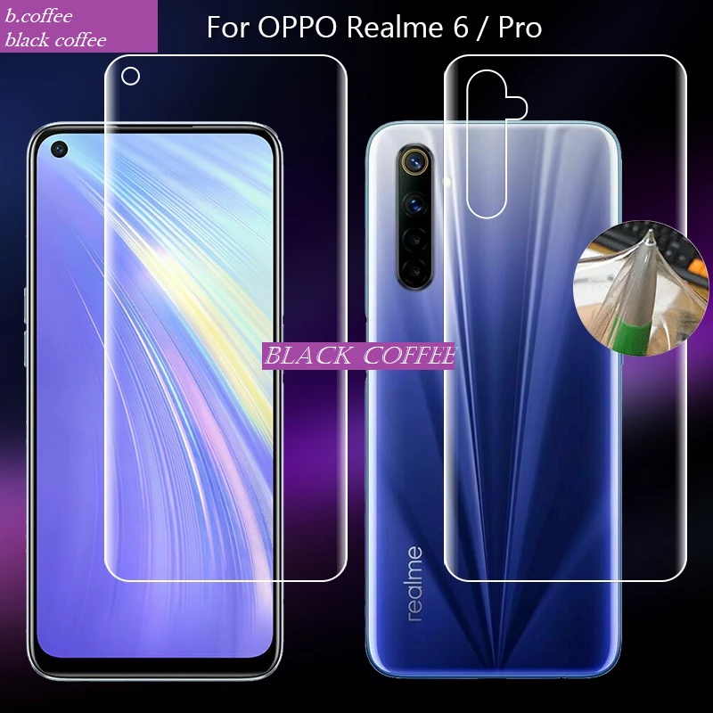 PWY CLEAR HYDROGEL anti gores REALME 6 / 6 PRO / REALME 5 / 5i / 5s / REALME 3 / 3 PRO / REALME 2 PRO DEPAN BELAKANG KAMERA