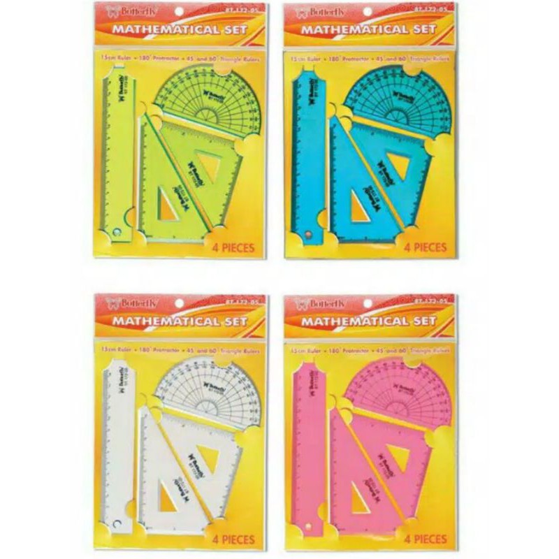 

penggaris mathematical set butterfly BT 172