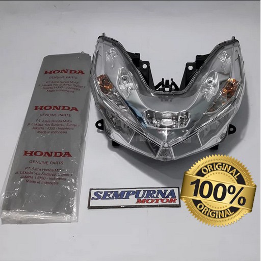 Lampu Reflektor Depan Vario 125 Vario 150 Esp Led 2016 2017 Ori Ahm Original Honda Shopee Indonesia