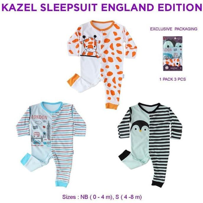 Kazel Sleepsuit Buka Kaki England Edition Size NB