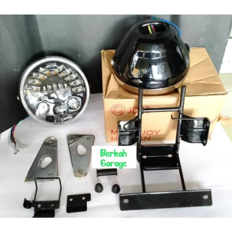 Lampu Daymaker Bulat Plus Breket Rx-King New Daymaker Rx-King