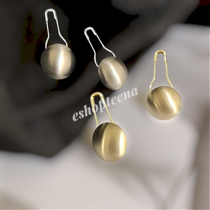 A137 anting hijab bulat besi new_anting jilbab