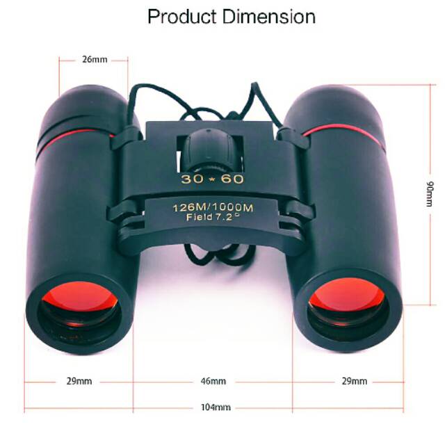 TEROPONG SAKURA 30 X 60 / KEKERAN / ALAT KEMPING / LENSA / TEROPONG BINOKULAR / TEROPONG