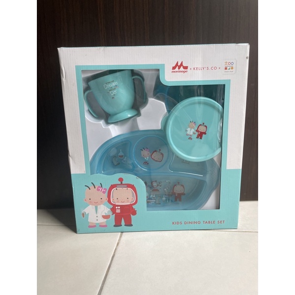 Morinaga X KELLY'S CO Kids Feeding Lunch Dining Table Set Tempat Makan Anak