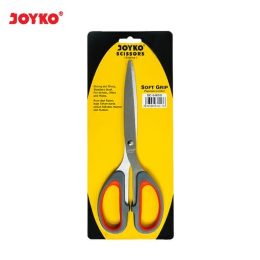 

Gunting ABU ABU SG Kertas Besar ATK SC-848SG Empuk 21 Cm JOYKO Soft Grip