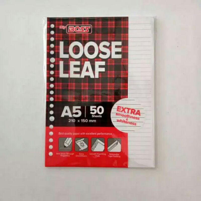 

lose leaf garis 50 lbr