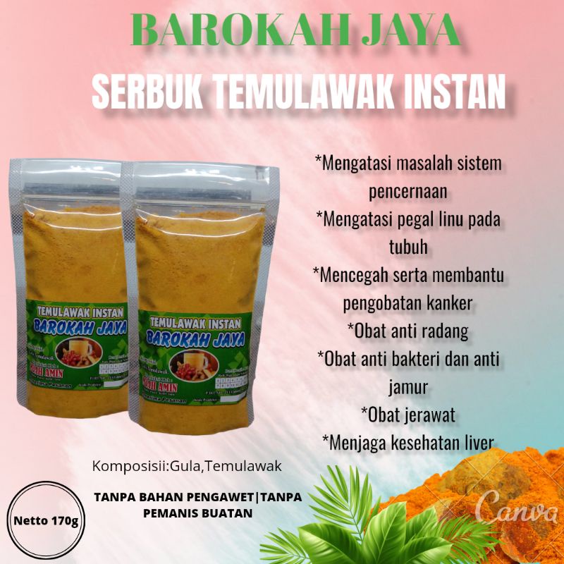 

TERMURAH SERBUK TEMULAWAK INSTAN MBAH.AMIN MINUMAN HERBAL KEDIRI BISA ATASI MASALAH SISTEM PENCERNAAN,ATASI ASAM LAMBUNG,MENAMBAH NAFSU MAKAN(TINGGAL SEDUH)BUKAN BUBUK