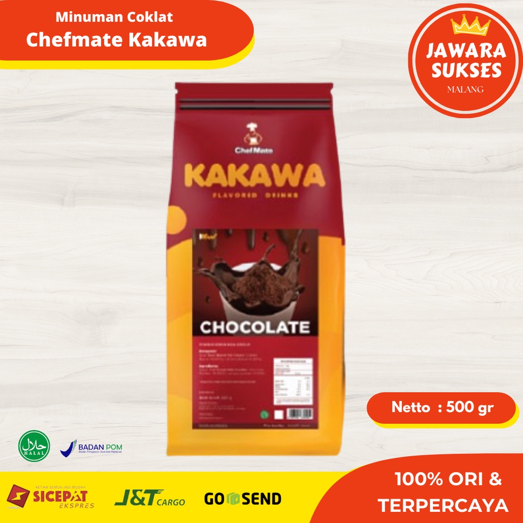 

Minuman Coklat Chefmate Kakawa 500gr | Chocolate Drink | Bubuk Cokelat Instan