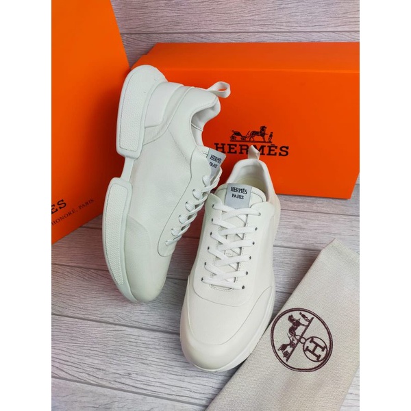 Sepatu sneakers H White mirror quality sepatu Pria