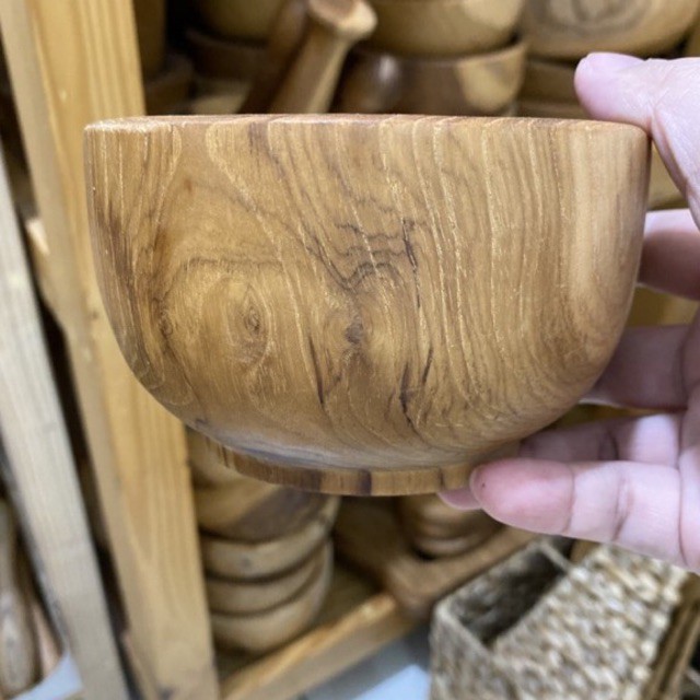 Wooden Rice Bowl