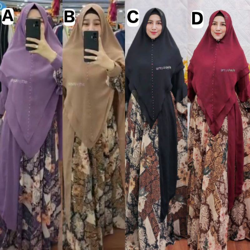 NOORA SERIES MARCH 05 BY ARSYAKAYLA GAMIS SYARI TERBARU BAJU SYARI ORIGINAL SET SYARI GAMIS SYARI PR