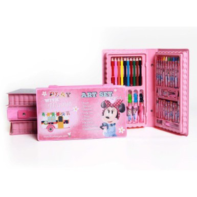 

CRAYON SET 42 PCS / PERLENGKAPAN MENGGAMBAR MEWARNAI MELUKIS PENSIL WARNA KRAYON SPIDOL by liona