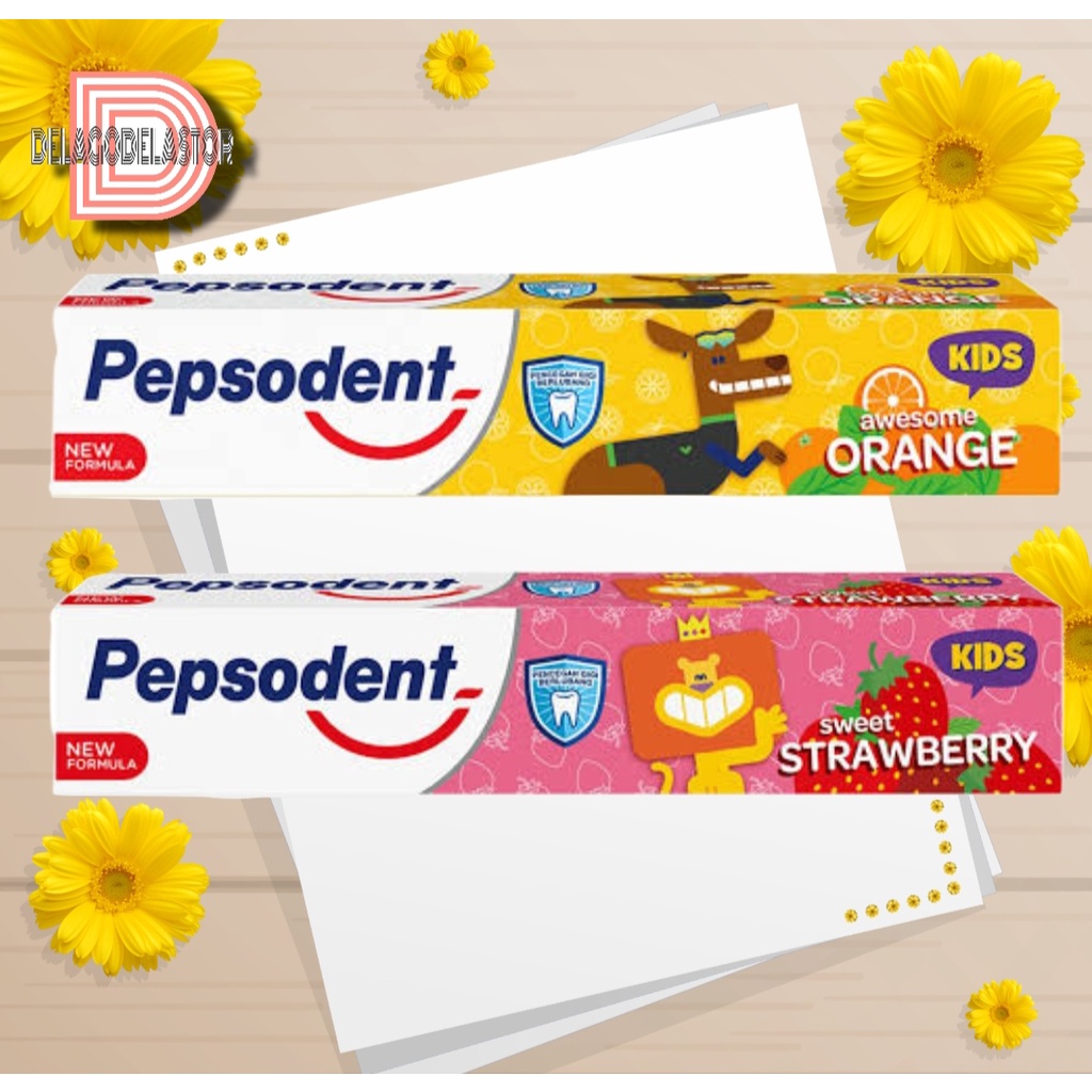 Pepsodent Kids Strawberry 50gr / Pasta Gigi Anak Pepsodent