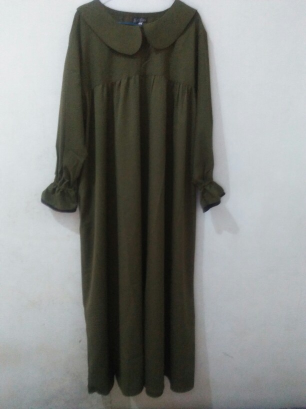 Set Gamis Amora Batik & Flowers By Azda Free Cadar / Set Gamis Motif Rayon Viscose Premium