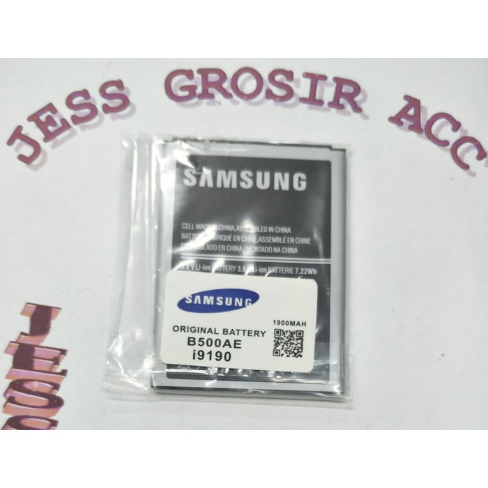 Batarai Battery Original SAMSUNG S4 Mini i9190 J1 ACE J110 ( B500AE ) - Hitam