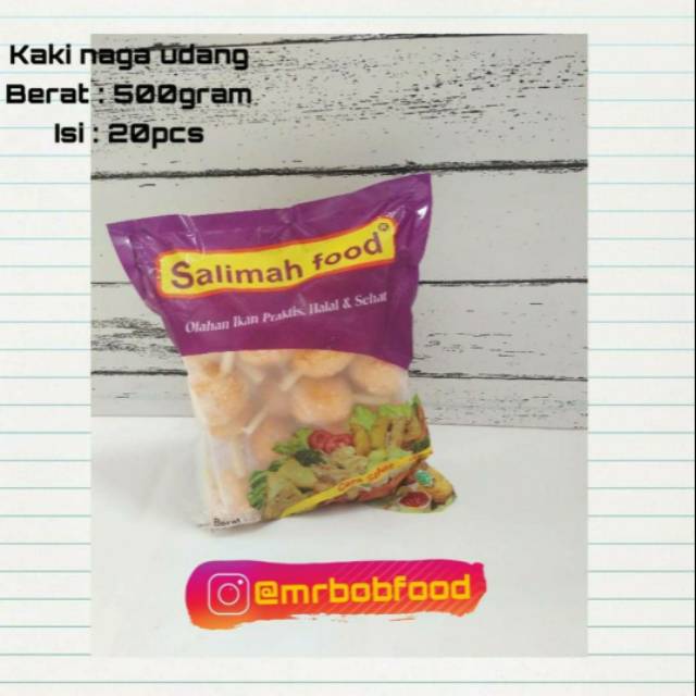 

Kaki Naga Udang FROZEN FOOD MURAH