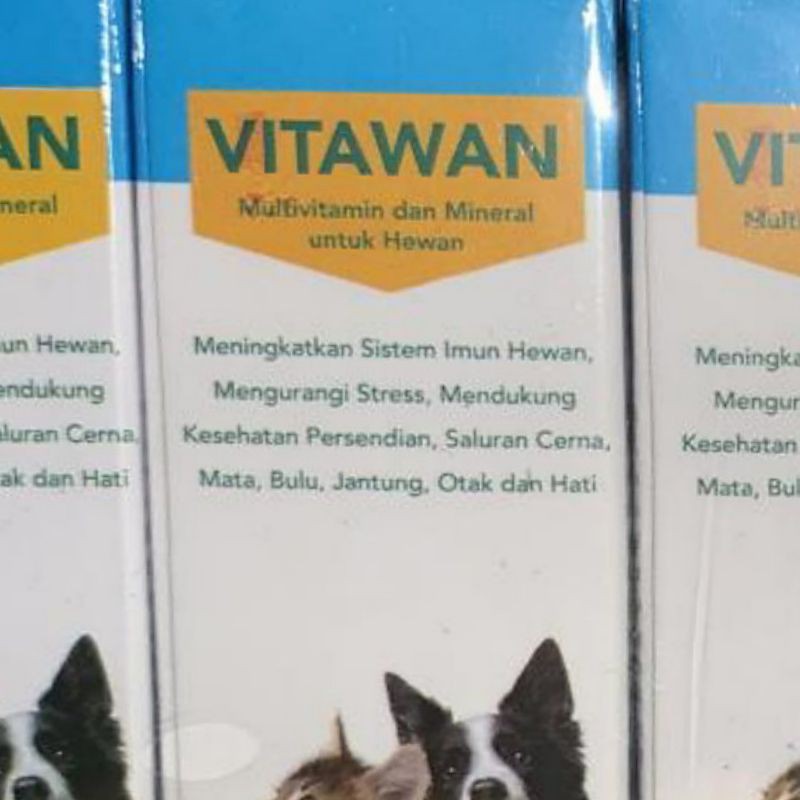 Vitamin VITAWAN 15ml Multivitamin / Vitamin Buat Kucing Anjing / Multivitamin imunitas