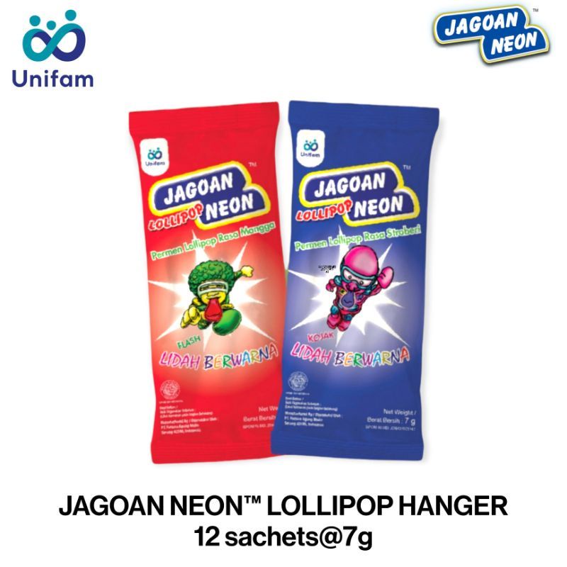 

Permen Lollipop Jagoan Neon 7 gram - 1 pcs