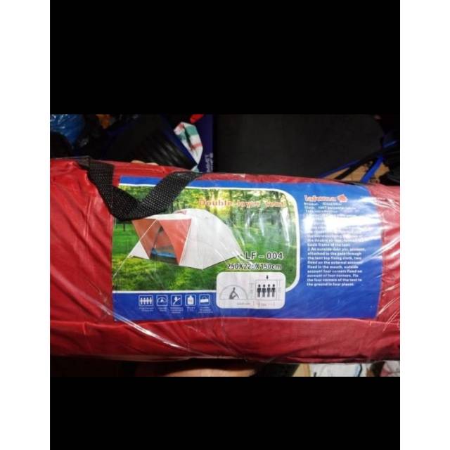 Tenda mendaki / Oudor / Tenda Kemah / Tenda adventure Tenda Great outdoor Camp 4 double layer K