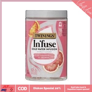 

⭐COD⭐ Twinings In'fuse Pink Grapefruit & Orange 12 pack Australia