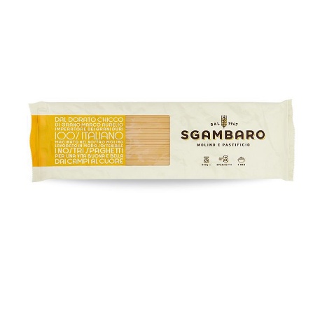 

Sgambaro Spaghetti 500gr/Spaghetti dari Pastificio Sgambaro/Import