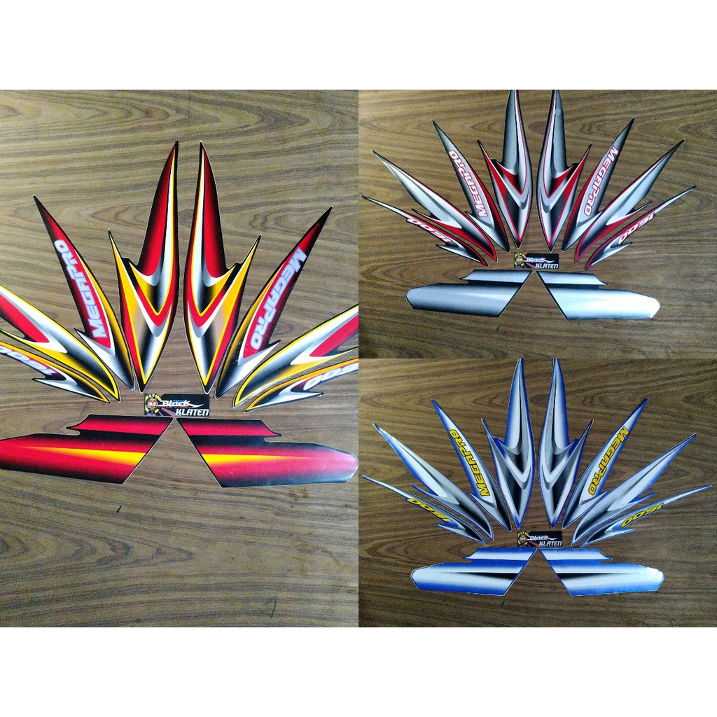 STRIPING MEGA PRO 2005 RACING
