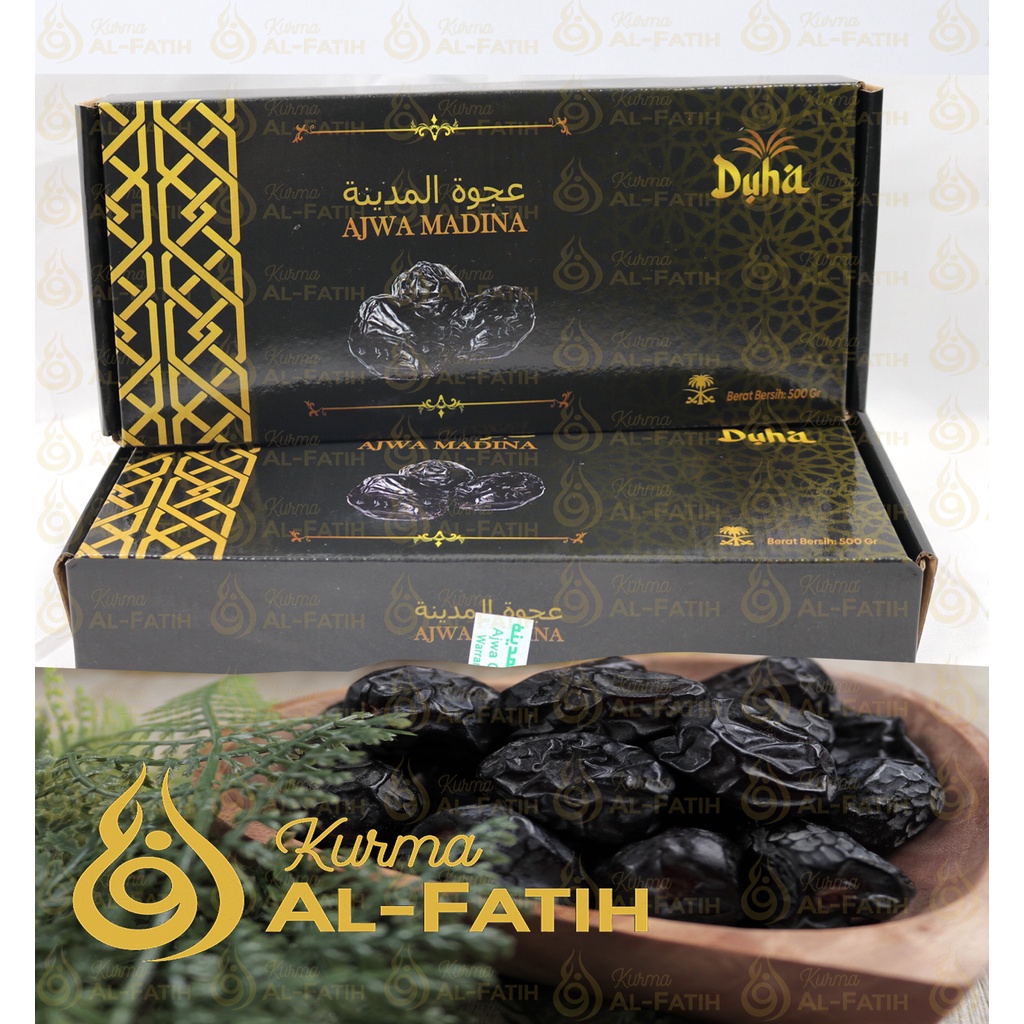 Kurma AJWA 500GR / Kurma Nabi Asli Original Madinah / Oleh Oleh Haji dan Umroh