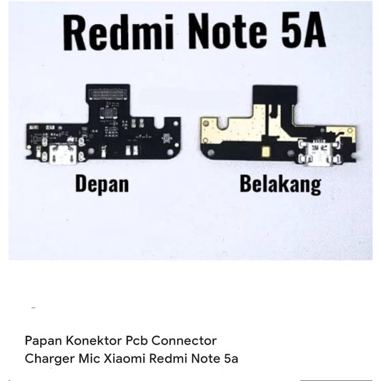 Papan Konektor Pcb Connector Charger Mic Xiaomi Redmi Note 5a