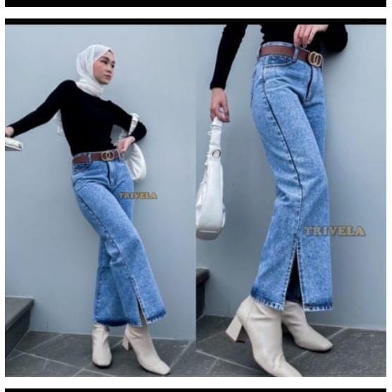 Kulot Jeans Rawis || Celana Kulot Jeans Rawis || Boyfrend Kulot Rawis || HiGHTWEST SENOW