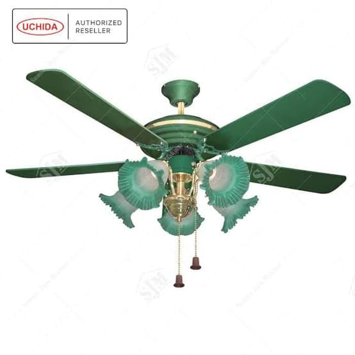 Kipas Angin Plafon Uchida CF 247 - Ceiling Fan Uchida 52 Inch CF-247 Hunter Green