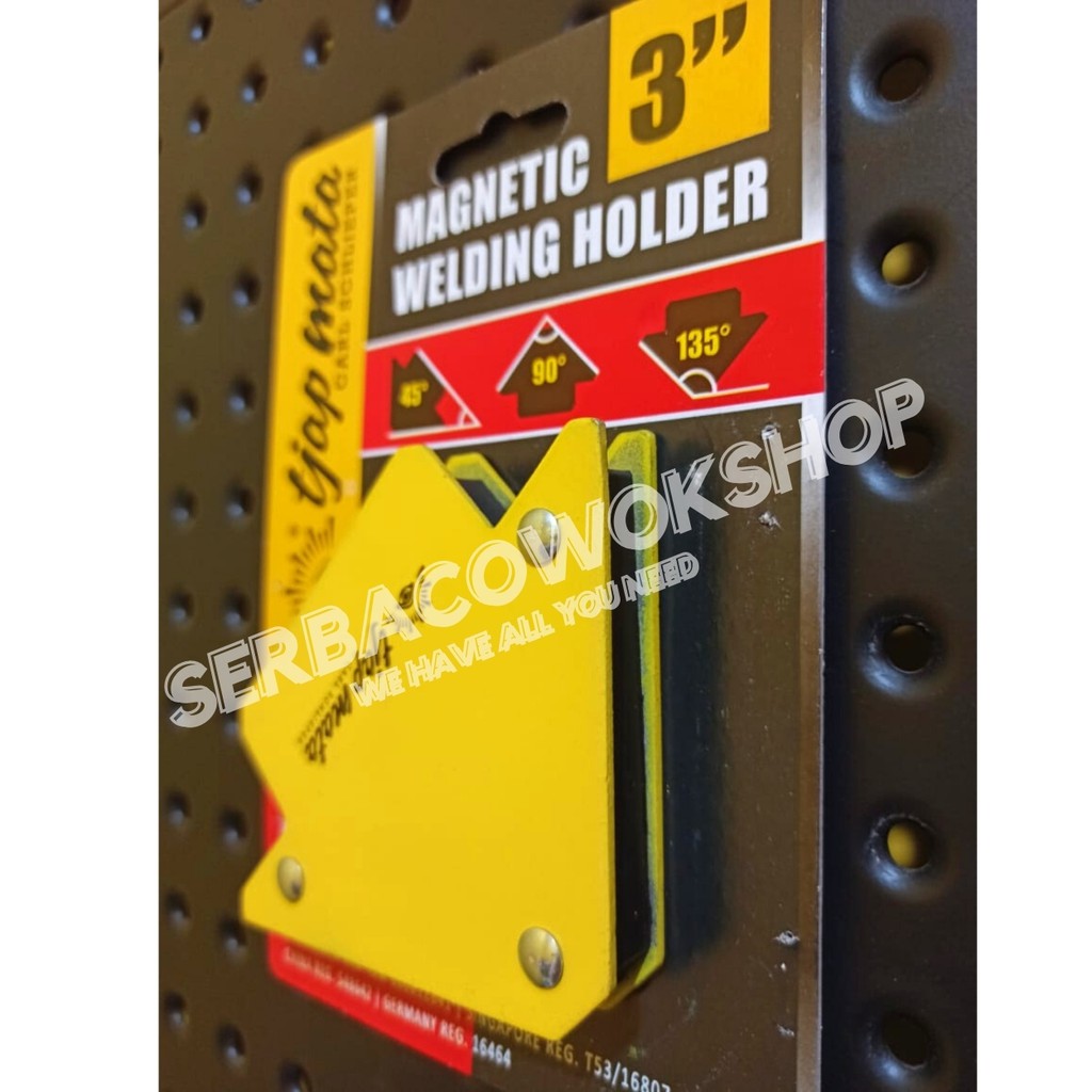 Tjap Mata Arrow Magnetic Welding Holder Siku Magnet 25 LBS 3&quot; Termurah Berkualitas