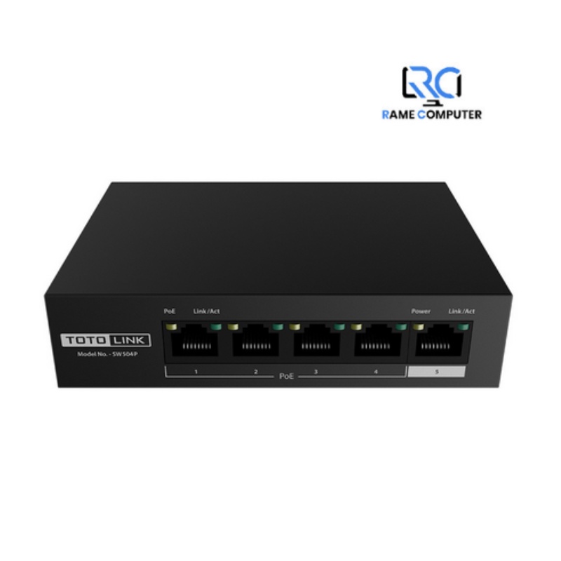 Totolink  SW504P 100M /1000M Ethernet Switch