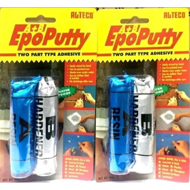 

lem epo putty alteco/epo putty lem porting 50gram