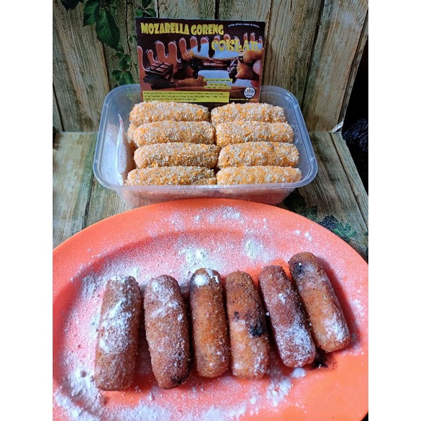 

MOZARELLA GORENG COKLAT MOZRENG COKLAT isi 16pcs