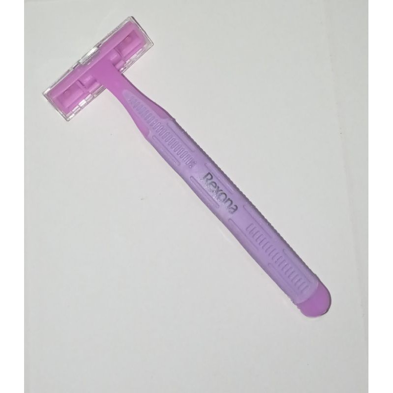 dzir_wa Pisau Cukur Rexona Ungu Alat Kerok Jenggot Bulu Rambut Asli Silet