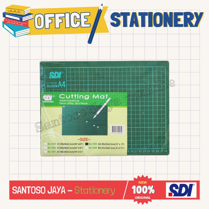 

Cutting Mat A4 SDI - Alas Potong A-4 ukuran 30 x 22 x 0.3 cm