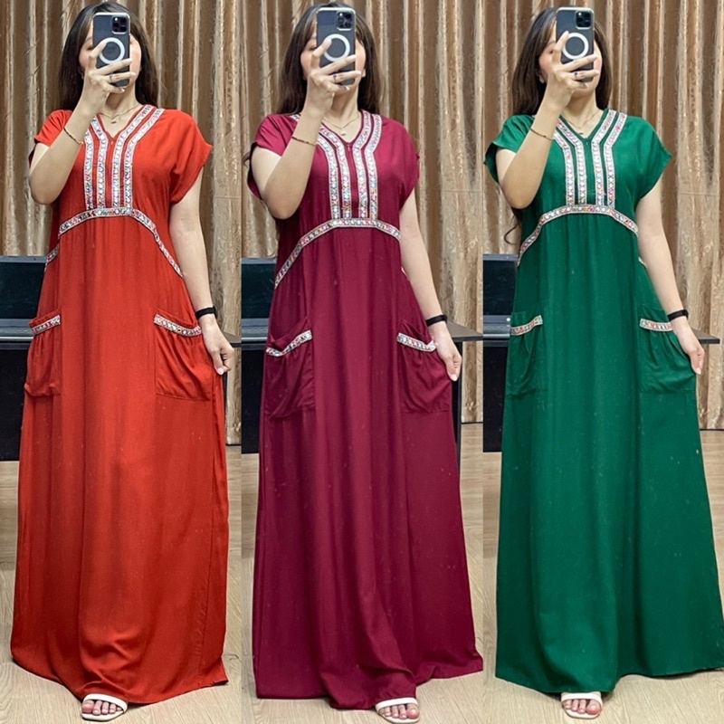 Daster Arab Dolce NATASYA Long Dress Rayon Ori By Dolce