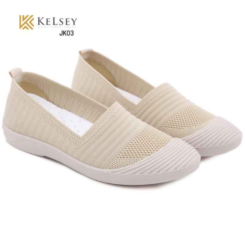 Kelsey Sepatu Slip On Wanita JK03 Sepatu Flat Wanita