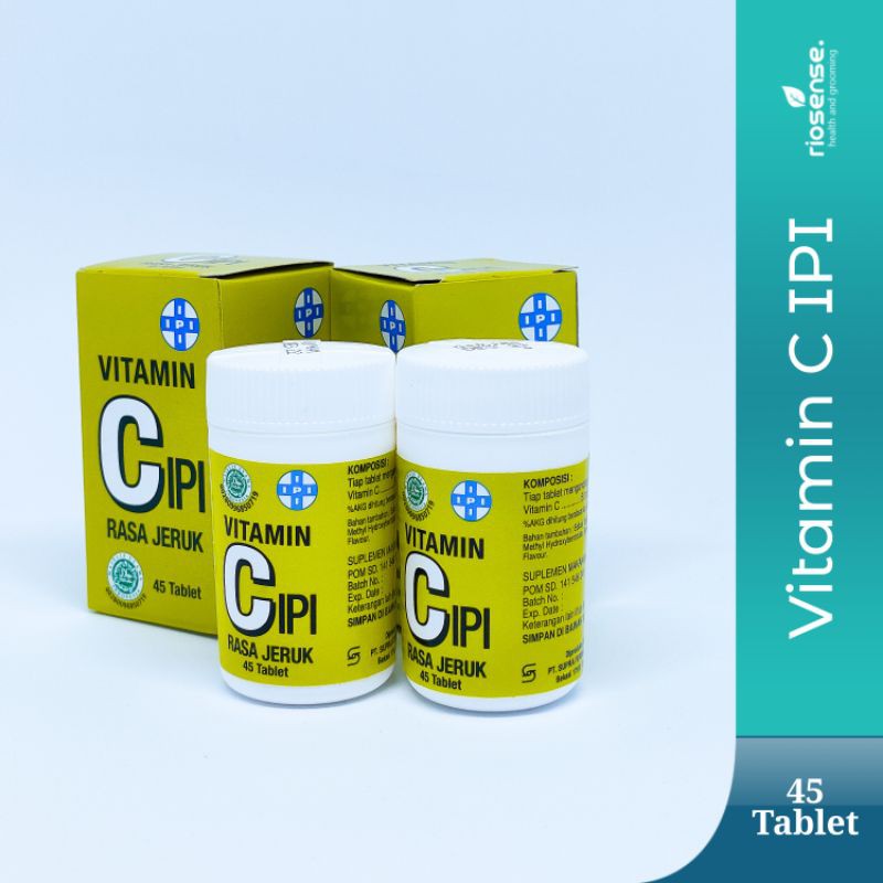 Vitamin C Suplemen Makanan Vitamin C IPI - 45 Tablet