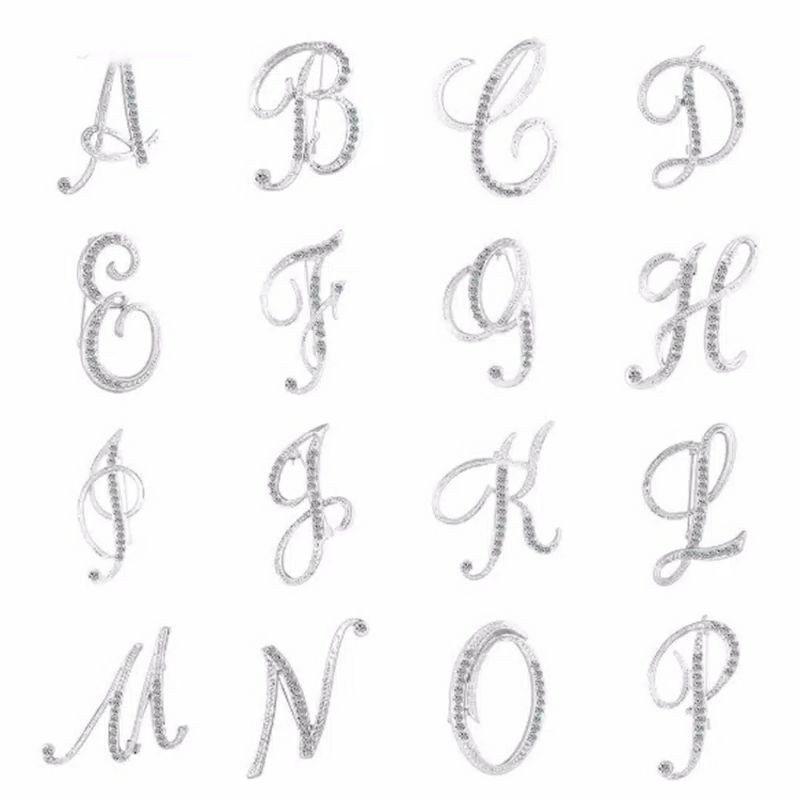 BROS HURUF A - Z WARNA SILVER