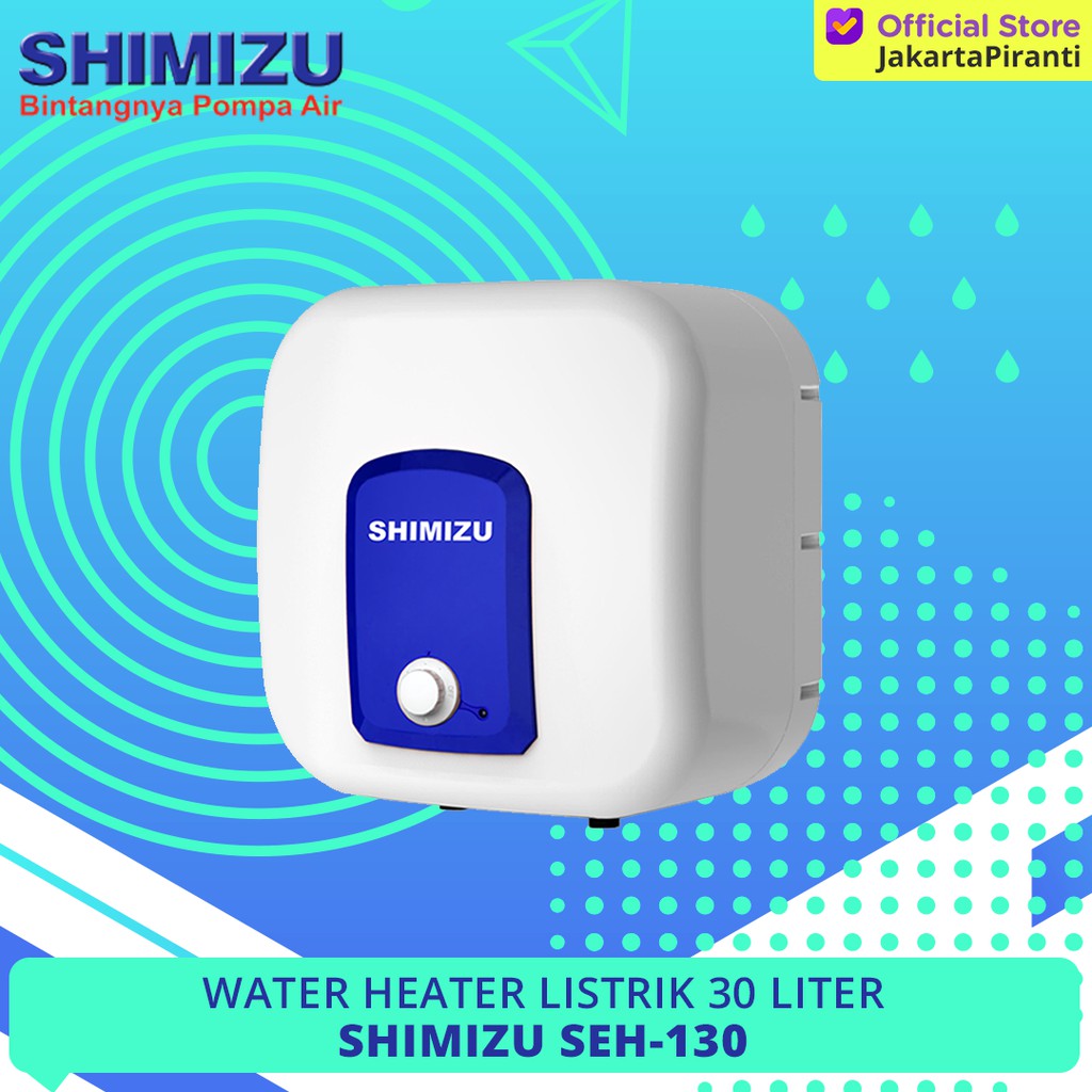 Jual Pemanas Air Listrik Electric Water Heater Shimizu Seh 130 30 Liter Shopee Indonesia 0931