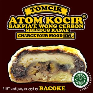 

Tomcir Atom Kocir Bacoke Bakpia Cirebon 1 pack isi 5