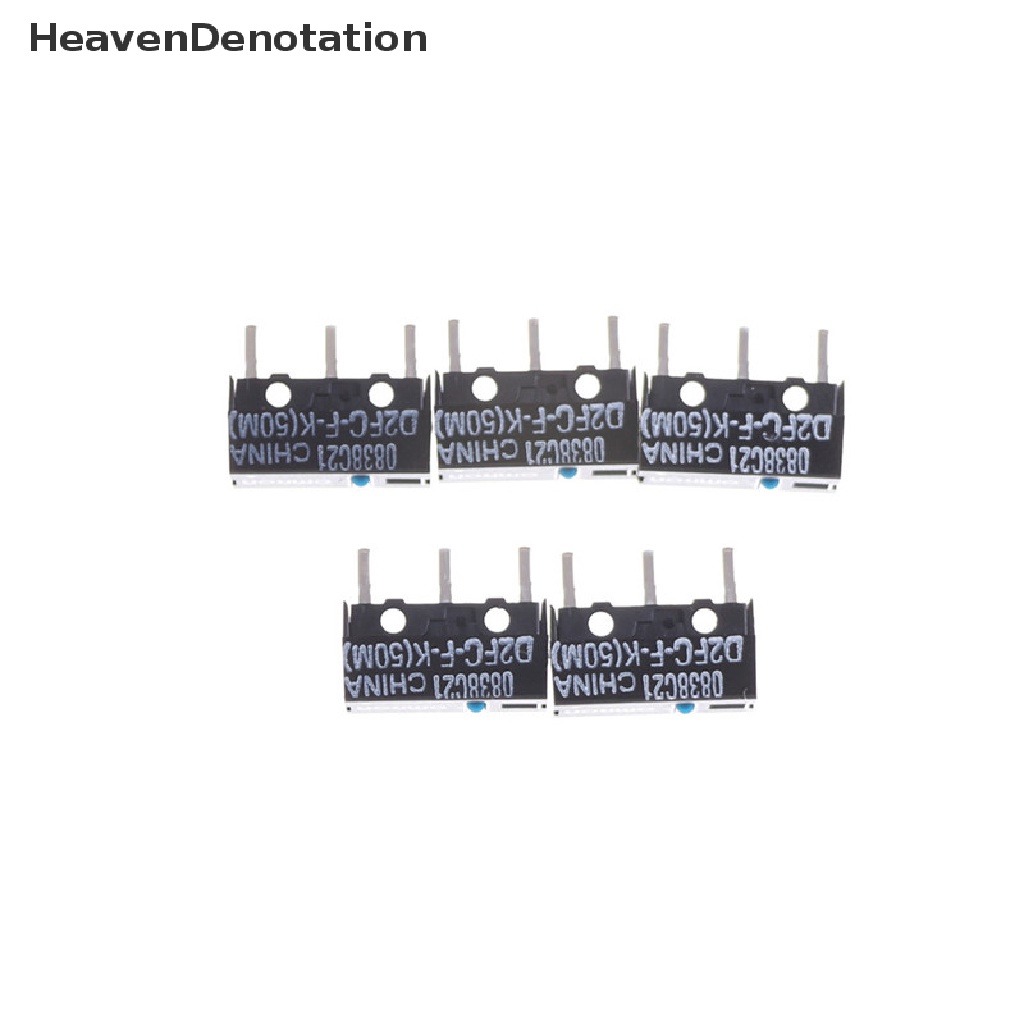 [HeavenDenotation] 5pcs OMRON Mouse Micro Swtich D2FC-F-K (50m) Blue Dot Mouse Button