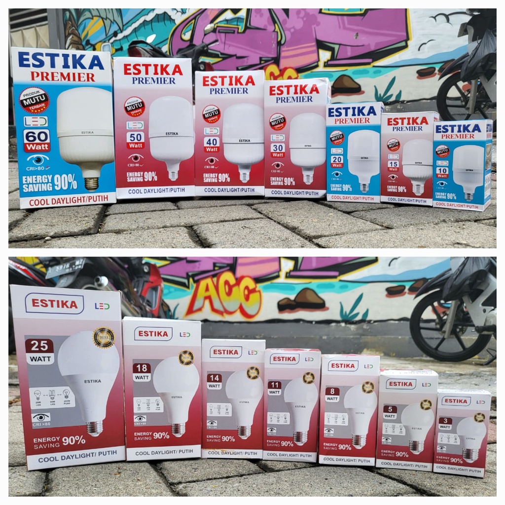 LAMPU LED ESTIKA PREMIER JUMBO ORIGINAL