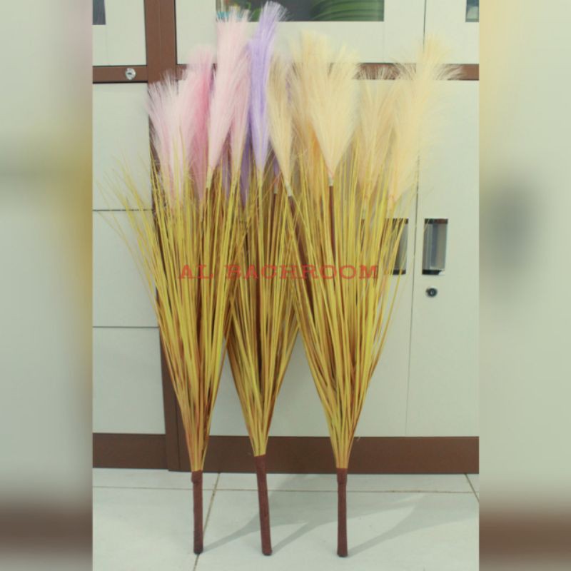 TANAMAN BUNGA ILALANG HIAS K5 / 90CM B8258 DEKORASI RUMAH PESTA ARTIFICIAL ELEGAN