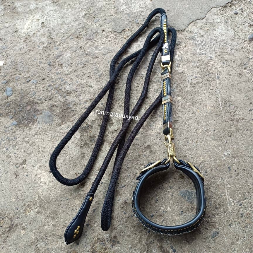 KALUNG ANJING DAN TALI ANJING BERBURU PATAH DUA