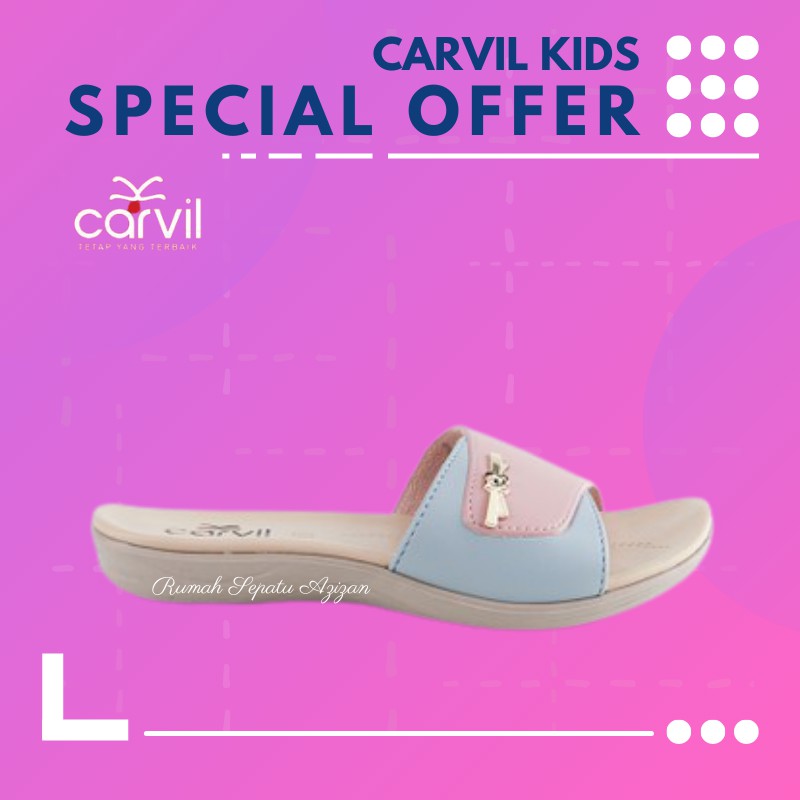 Carvil Beliona - 03 TW Sandal Carvil Casual Anak Perempuan ORIGINAL