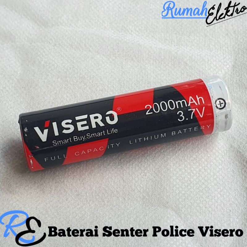 Baterai Senter Police Visero