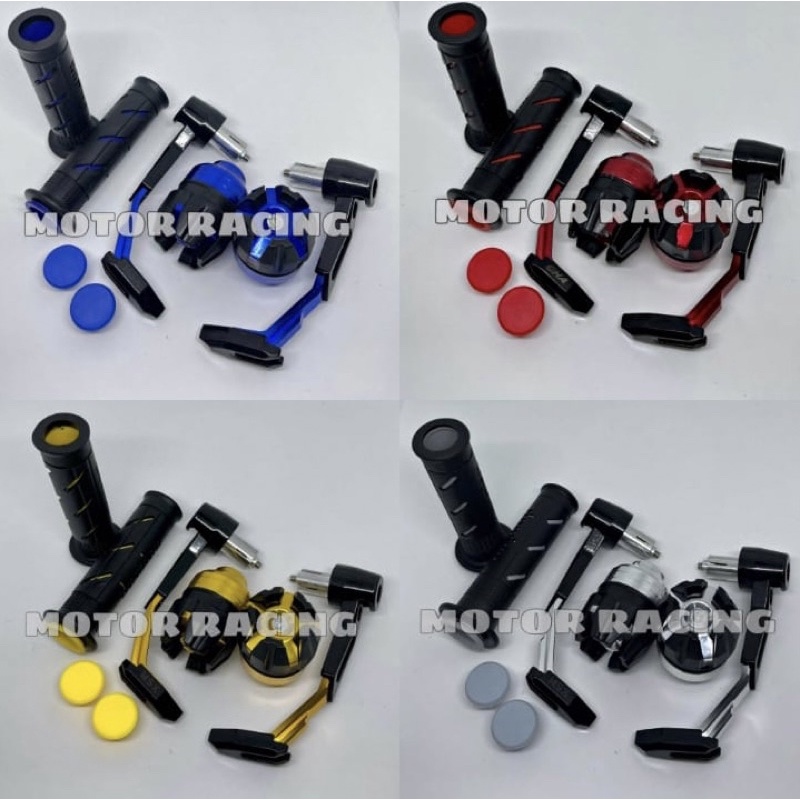 PAKET 3 ITEM VARIASI MOTOR PROGUARD FULL CNC HANDGRIP DOMINO JALU AS RODA JUMBO PAKET VARIASI MOTOR UNTUK SEMUA MOTOR NMAX PCX LEXI AEROX NINJA BEAT MIO VARIO SCOOPY